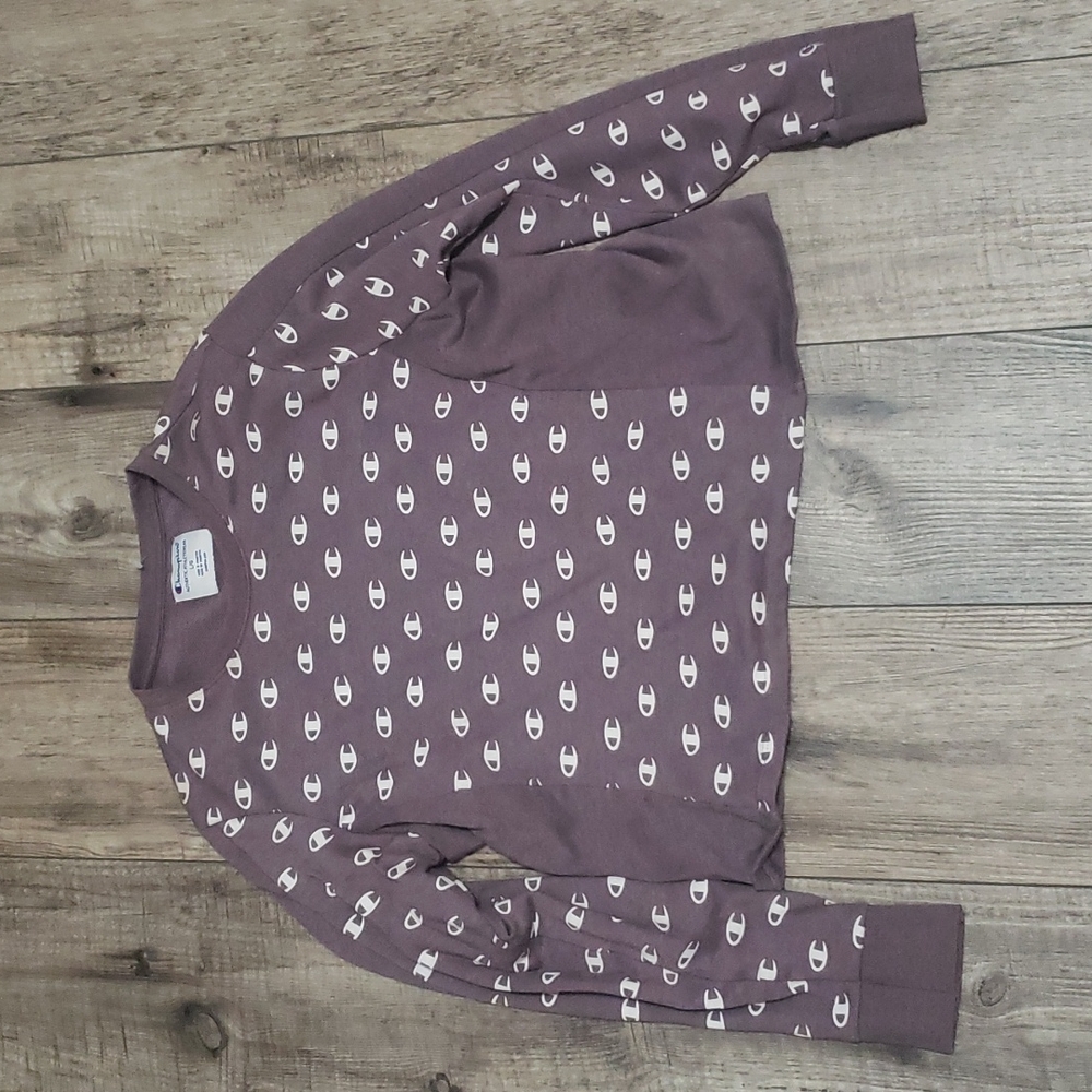 champions cropped top  sweater
